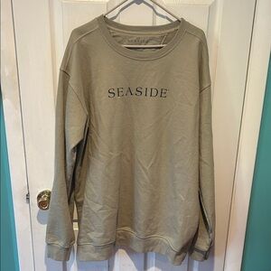 Seaside Olive Green Sweatshirt